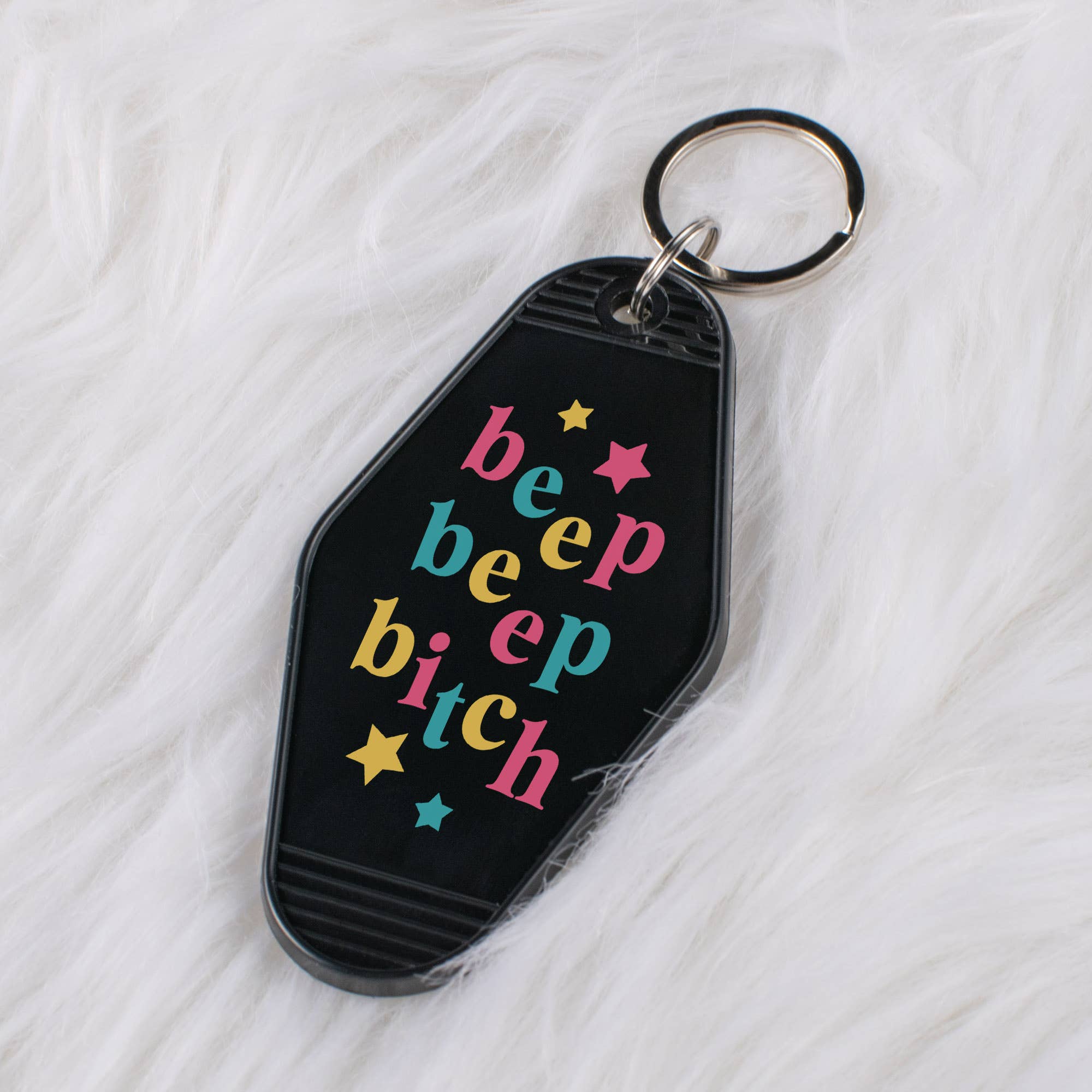 Lucky Luna Apparel – wholesale Nyckelringar - Dam – Beep Beep Bitch Motellnyckelring6