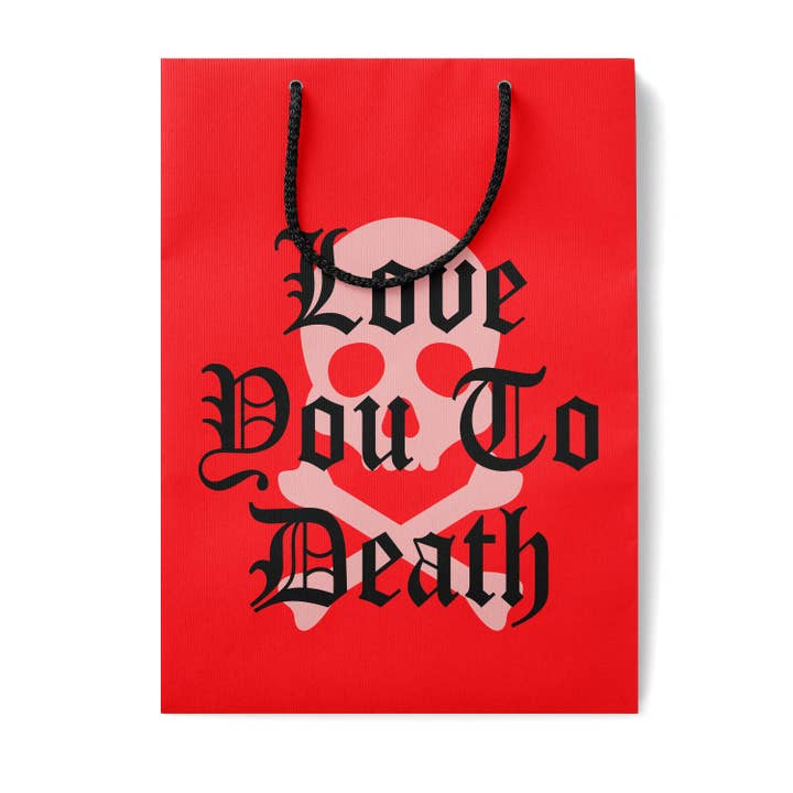 Rock'N Paper - Wholesale Gift Bag - Love You To Death Valentine's Day Gift Bag + Anniversary2
