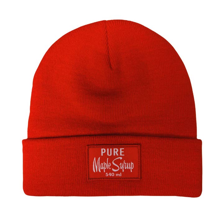 Knit Tuque “Pure Maple Syrup” for wholesale by Seracon