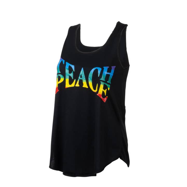 Benjamin International - Wholesale Tank Top - Women's - TEACH PEACE TANK TOP LARGE