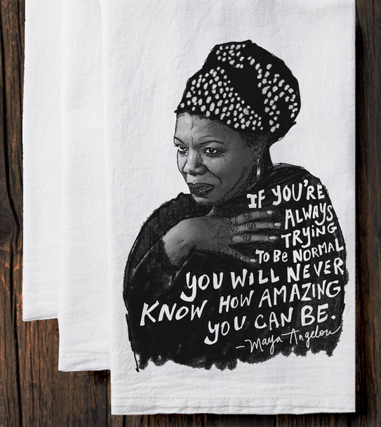 Megan Lee Designs - Wholesale Tea Towel - Maya (Maya Angelou) : Tea Towel0