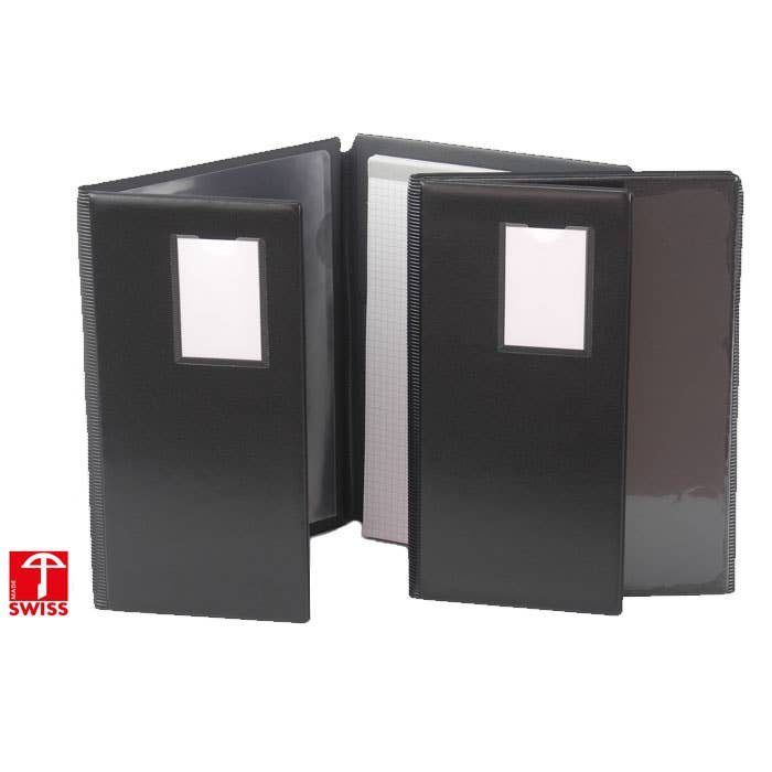 Mentrex – wholesale Folders – SwissArmy A5 black folder2