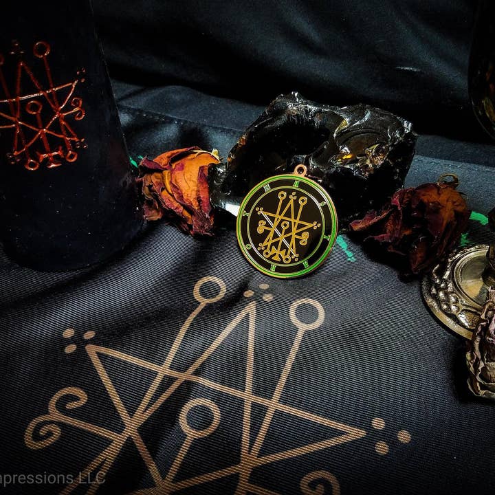 Goetic Impressions - Wholesale Tapestry/Textile - Astaroth Altar Cloth3