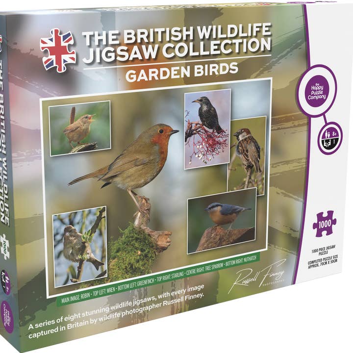 Go on make me - Wholesale Puzzle - Adult - BRITISH WILDLIFE SERIES GARDEN BIRDS 1000 PIECE Jigsaw0