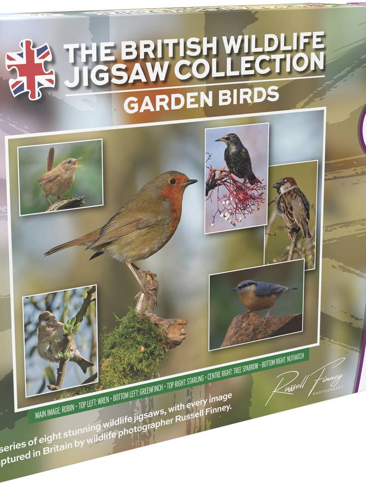 BRITISH WILDLIFE SERIES GARDEN BIRDS 1000 PIECE Jigsaw for wholesale by Go on make me