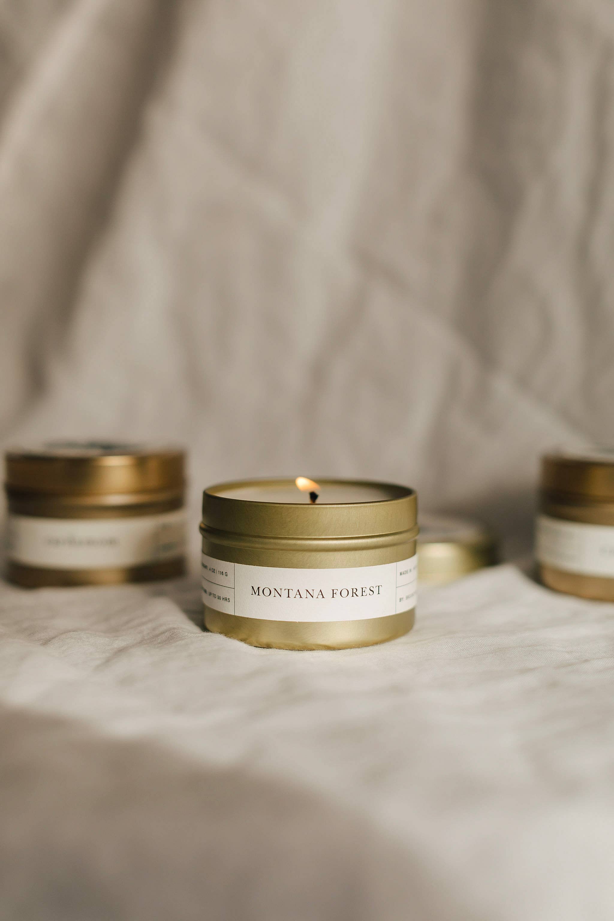 Brooklyn Candle Studio (EU) - Wholesale Travel Candles - Montana Forest Gold Travel Candle (Seasonal)1