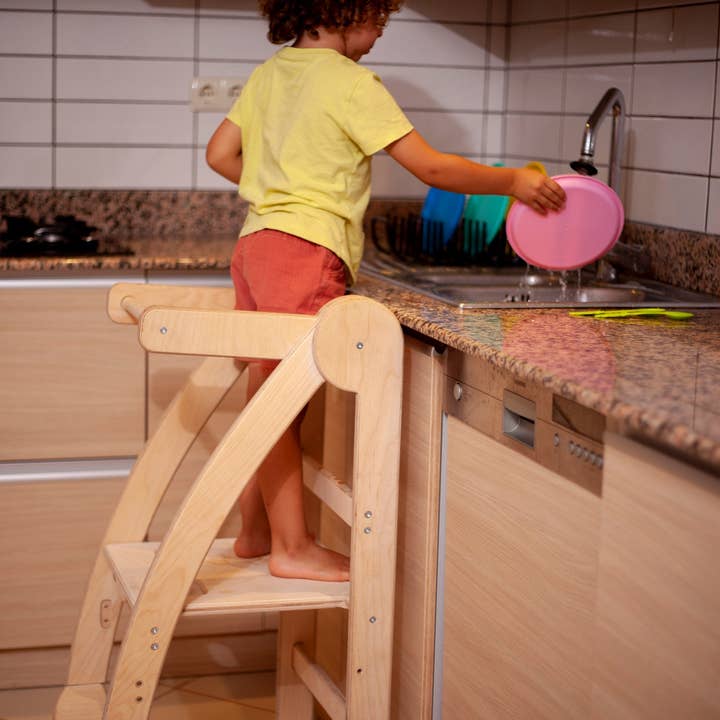 kidodido - Wholesale Wood Toy - Kids - Kitchen Tower For Toddler, Learning Tower For Kids2