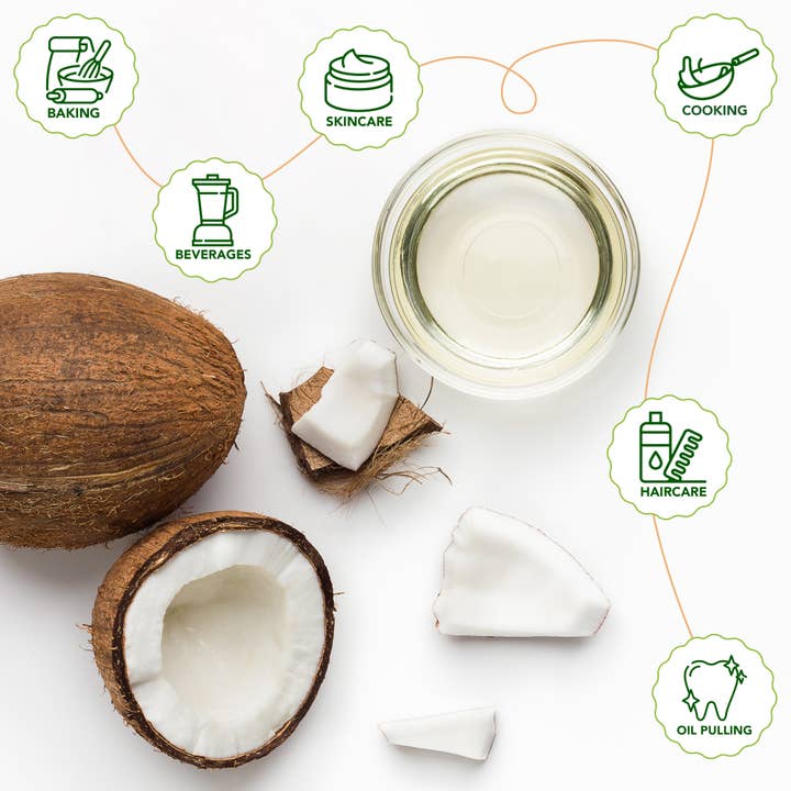 Miracle Palm - Wholesale Cooking Oil - Organic Virgin Coconut Oil (1 Gallon)