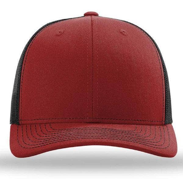 Kodiak Wholesale - Wholesale Trucker Hat - Unisex - Richardson 112 Snapback Trucker Cap - Custom Leather Patch H10