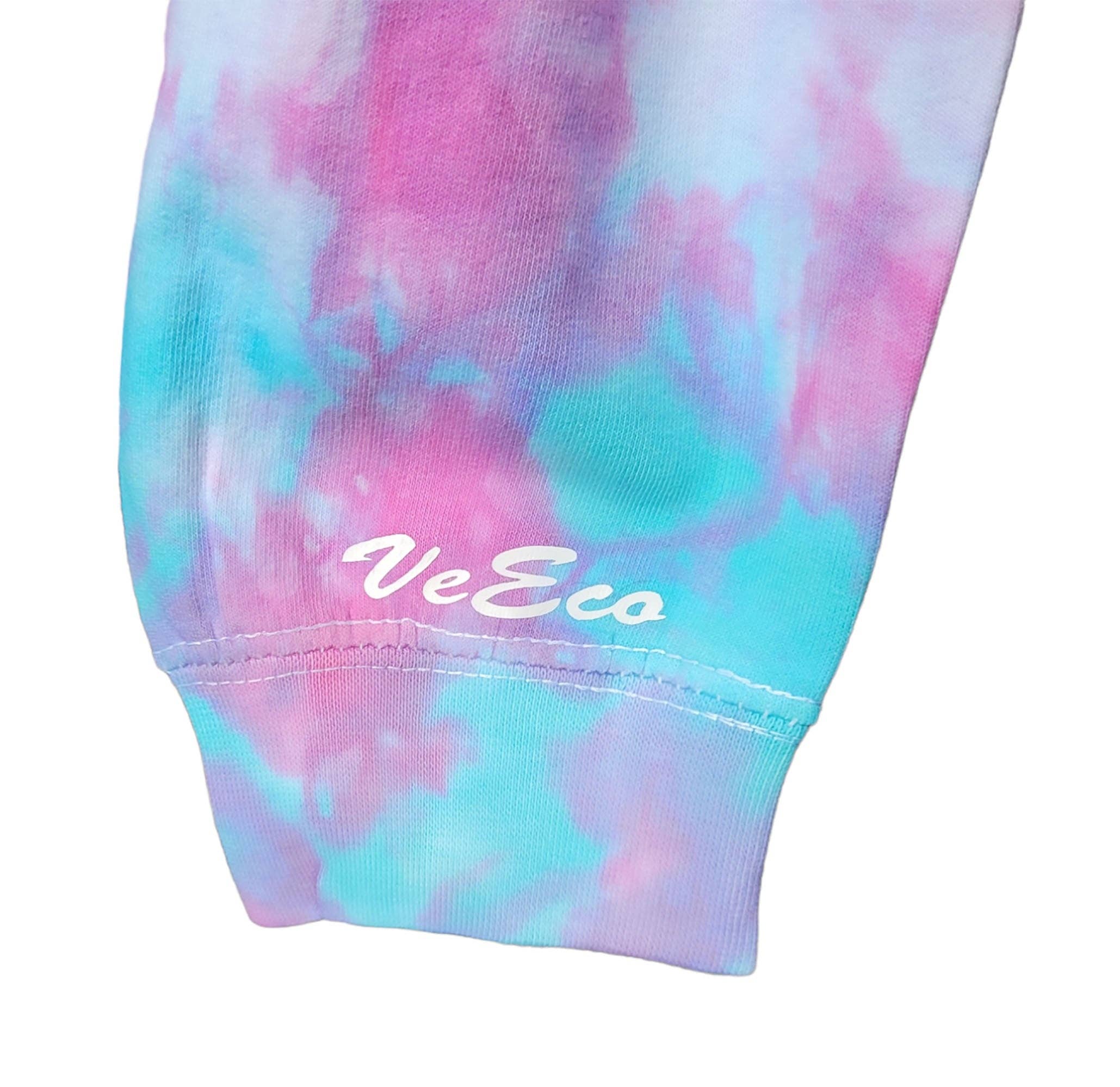 VeEco Gifts - Wholesale Hoodie - Unisex - Hand-Dyed Scrunch Tie Dye Hoodie – Pastel Hues8
