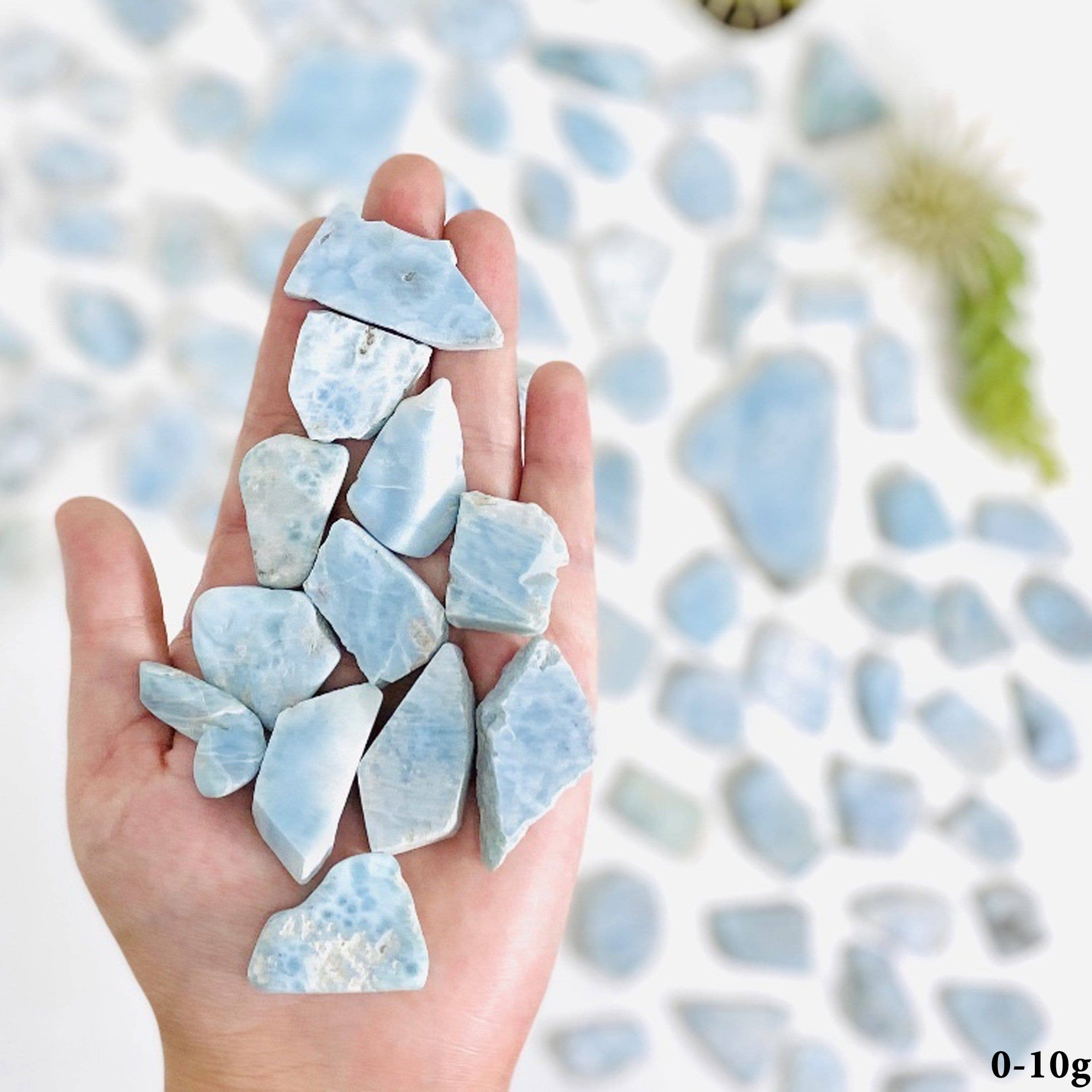 Rock Paradise - Wholesale Spiritual Stone/Crystal - Larimar Freeformed Crystal Cabochons - By Weight (RK24)3