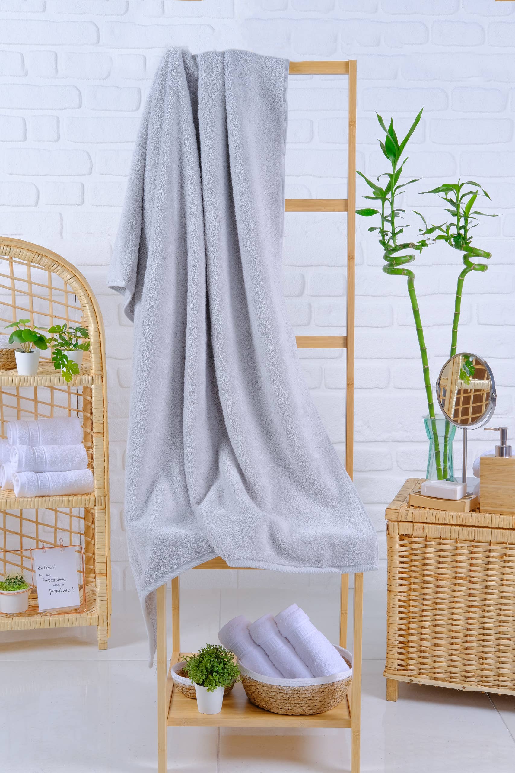 La Hammam - Wholesale Bath Towel - Bath Sheet Turkish Towels Genuine Cotton Oversized 40" x 80"6