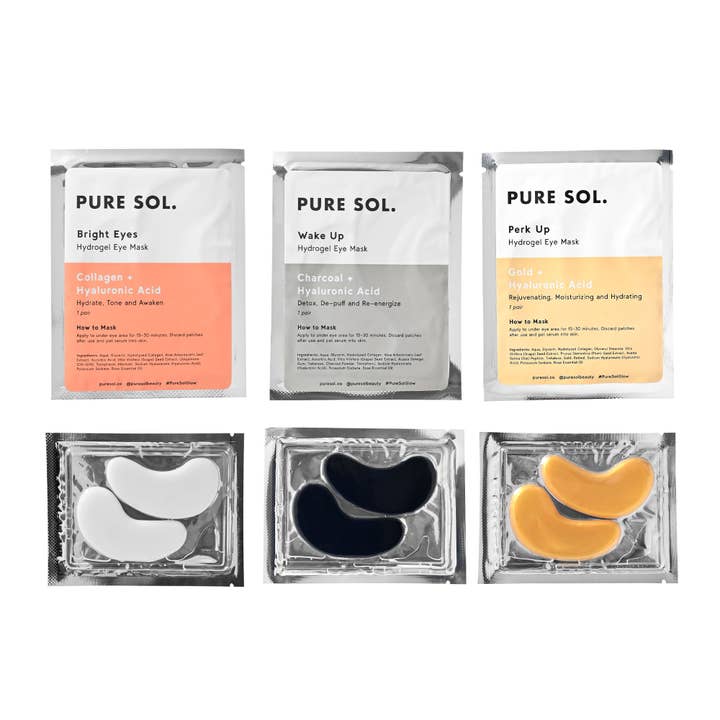Wholesale Bundle - 90 pairs eye mask w/ label for wholesale by PURE SOL.