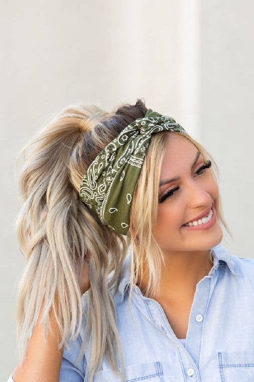 Embellish Your Life - Wholesale Fashion Headband - Women's - Bandana Headband - available in 7 colors6
