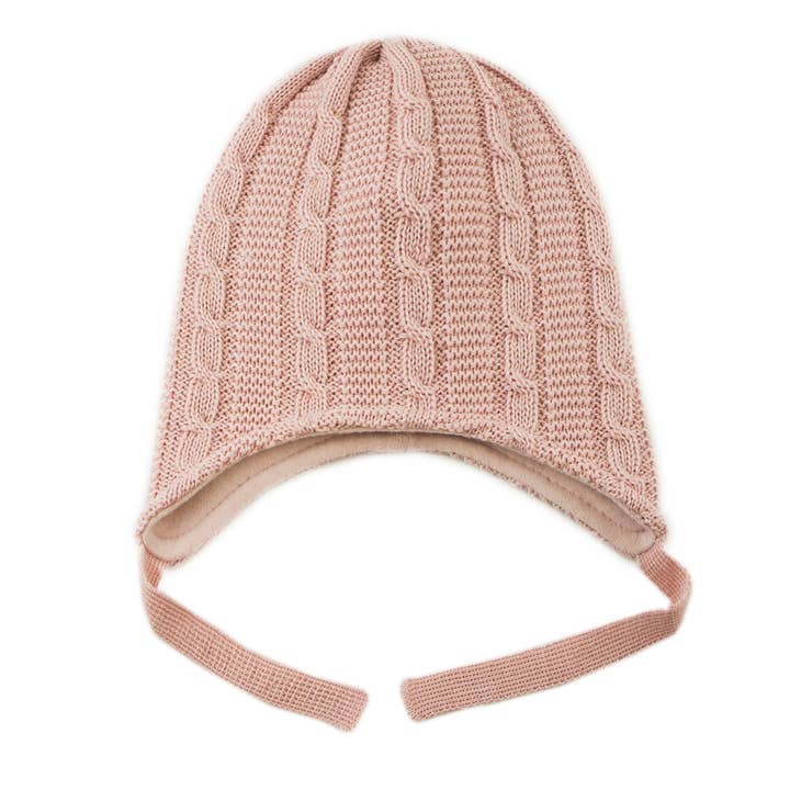ALIAP – Engroshandel Beanie - Børn – Merinouldhue - Cabel Knit 4959W