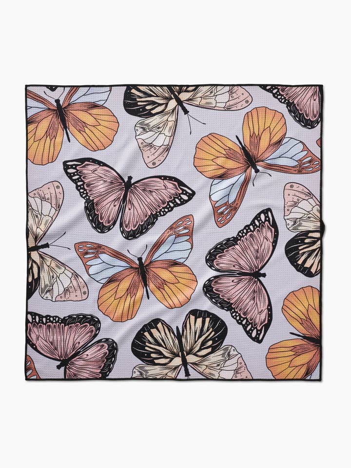 Cute Butterflies Dog Towel for wholesale by Geometry