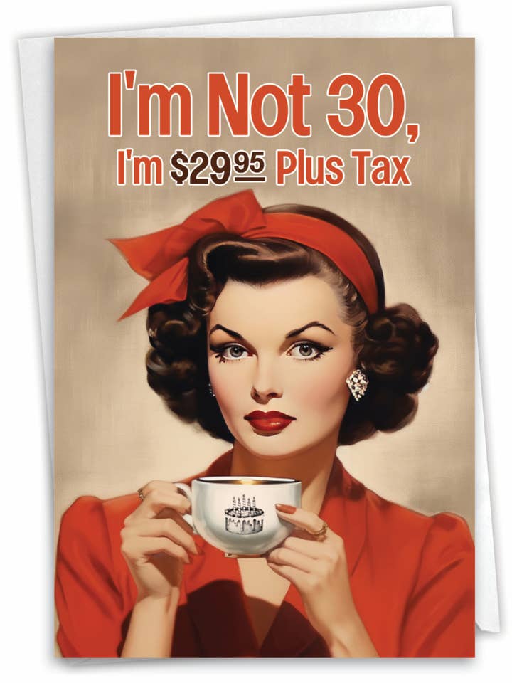 Geburtstagskarte - Nicht 30 für den Großhandel von NobleWorks