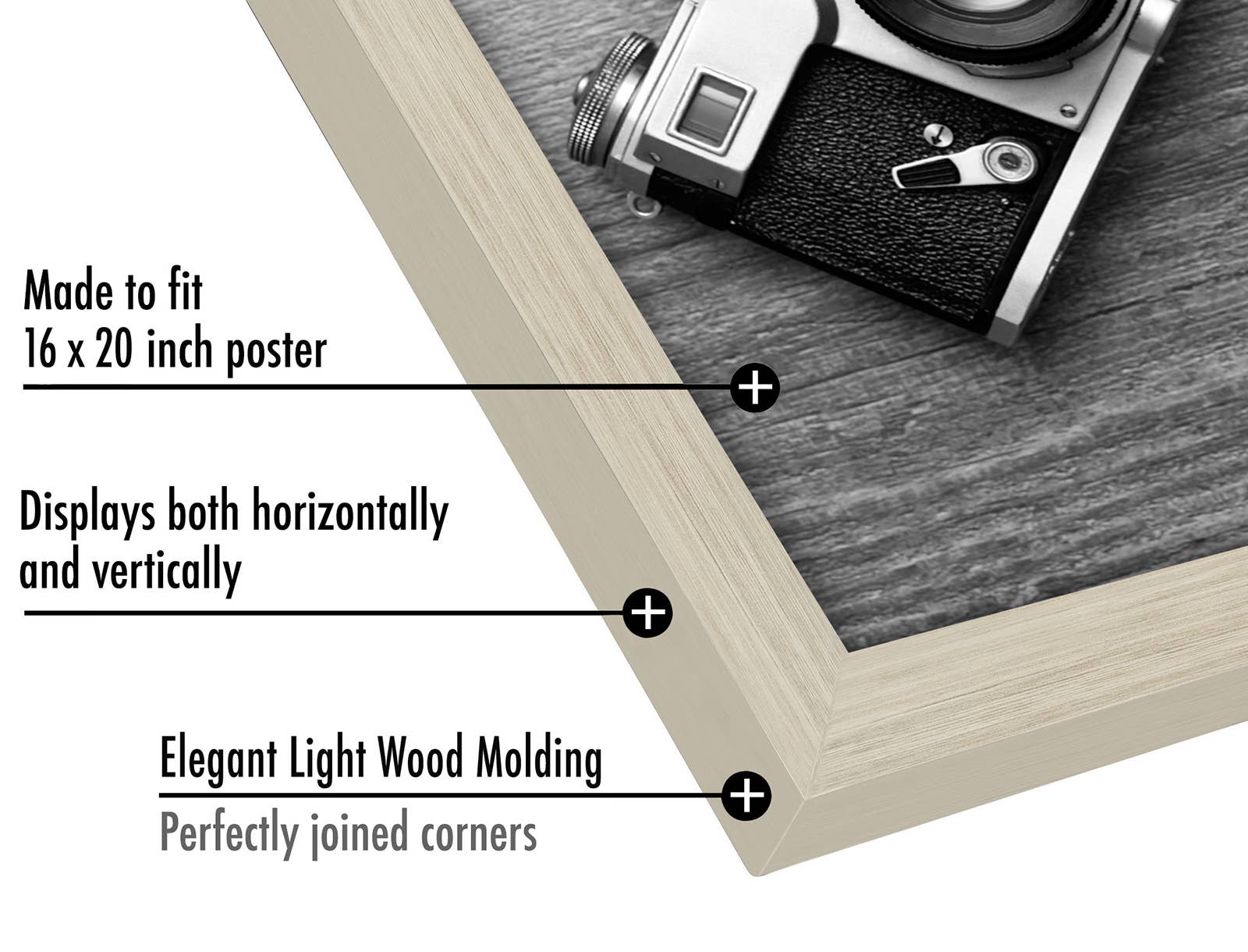 Americanflat - Wholesale Picture Frame - Americanflat Poster Frame with Wide Molding107