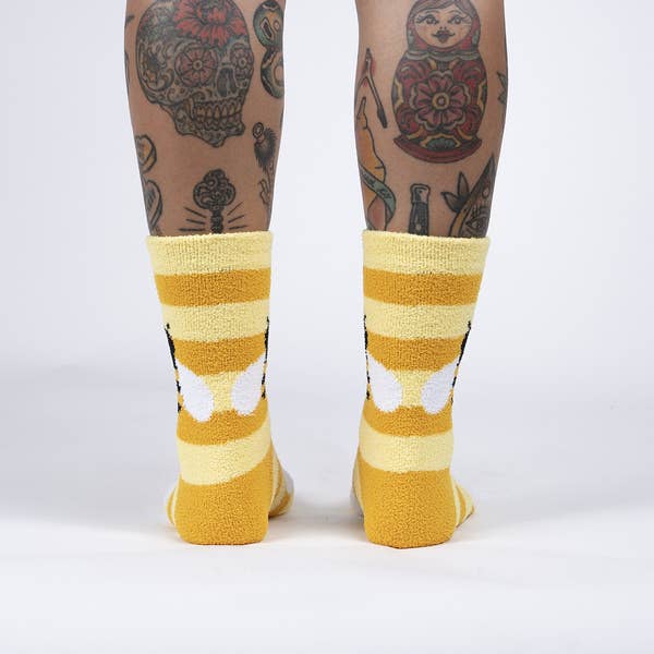 Sock it To Me - Wholesale Socks - Unisex - Bee Cozy Slipper Socks2