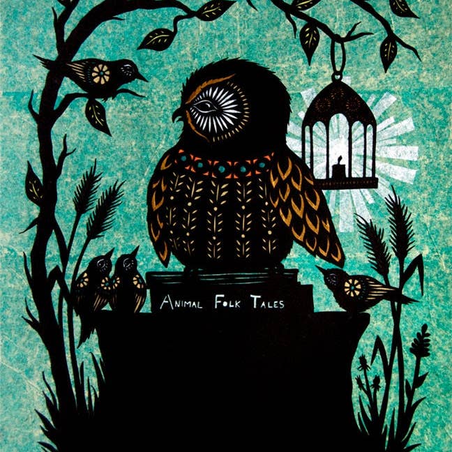 The Storyteller - 11 x 14 inch Cut Paper Art Print for wholesale by Rural Pearl: Cut Paper Art by Angie Pickman