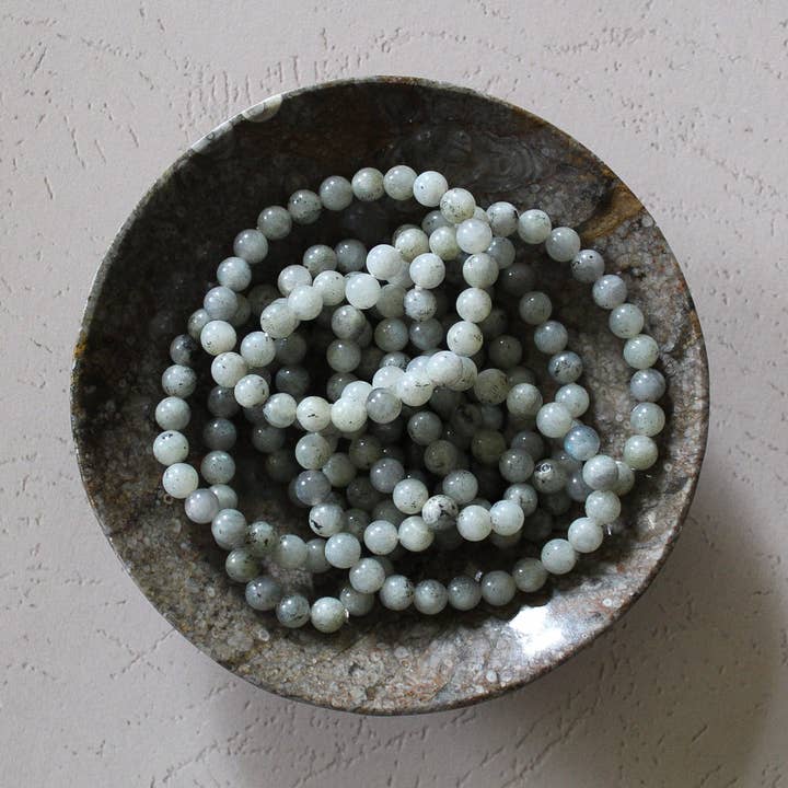 Labradorite Bracelet 4mm/6mm/8mm - Crystals & Stones for wholesale by Pebble House
