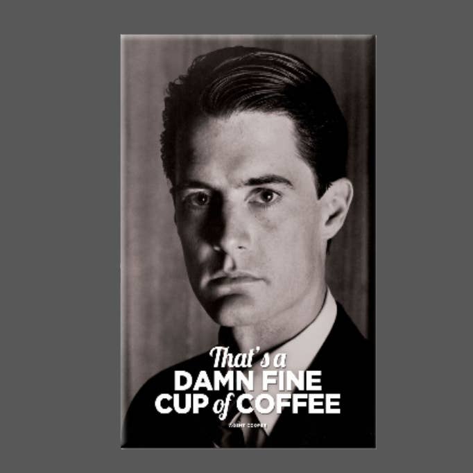 Ba Ba Buttons - Vendita all'ingrosso Spilla da bavero - TWIN PEAKS, magnete, pulsante, specchio, David Lynch, Dale Cooper