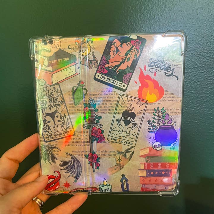 Treasured Tropes Paper Co - Vente Couvertures de livre - Étui transparent Oasis pour Kindle Paperwhite | Papier décoratif2