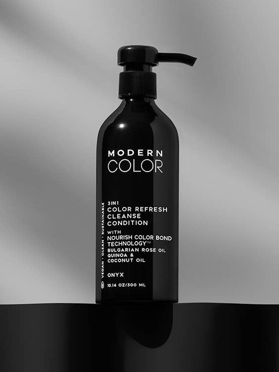 3-en-1 Rafraîchissement de Couleur + Nettoyage + Conditionnement des Cheveux - Onyx pour la vente par Modern Color