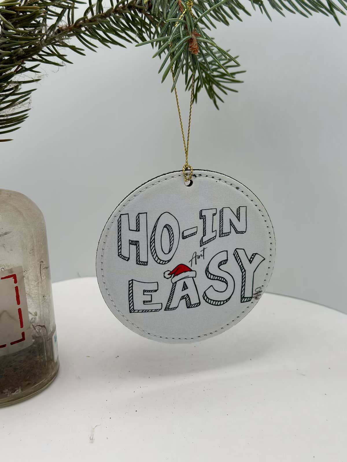Crooked Halo - Wholesale Ornament - Ho-in aint Easy Ornament