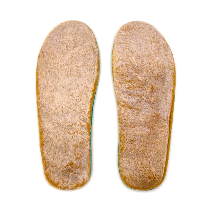 Natural Foam Insoles - Faux Fur - Cream for wholesale by Gumbies