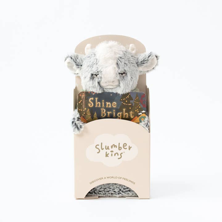 Slumberkins Inc. - Wholesale Stuffed/Plush Toy - Kids & Baby - Shine Bright Yak Plush Snuggler1