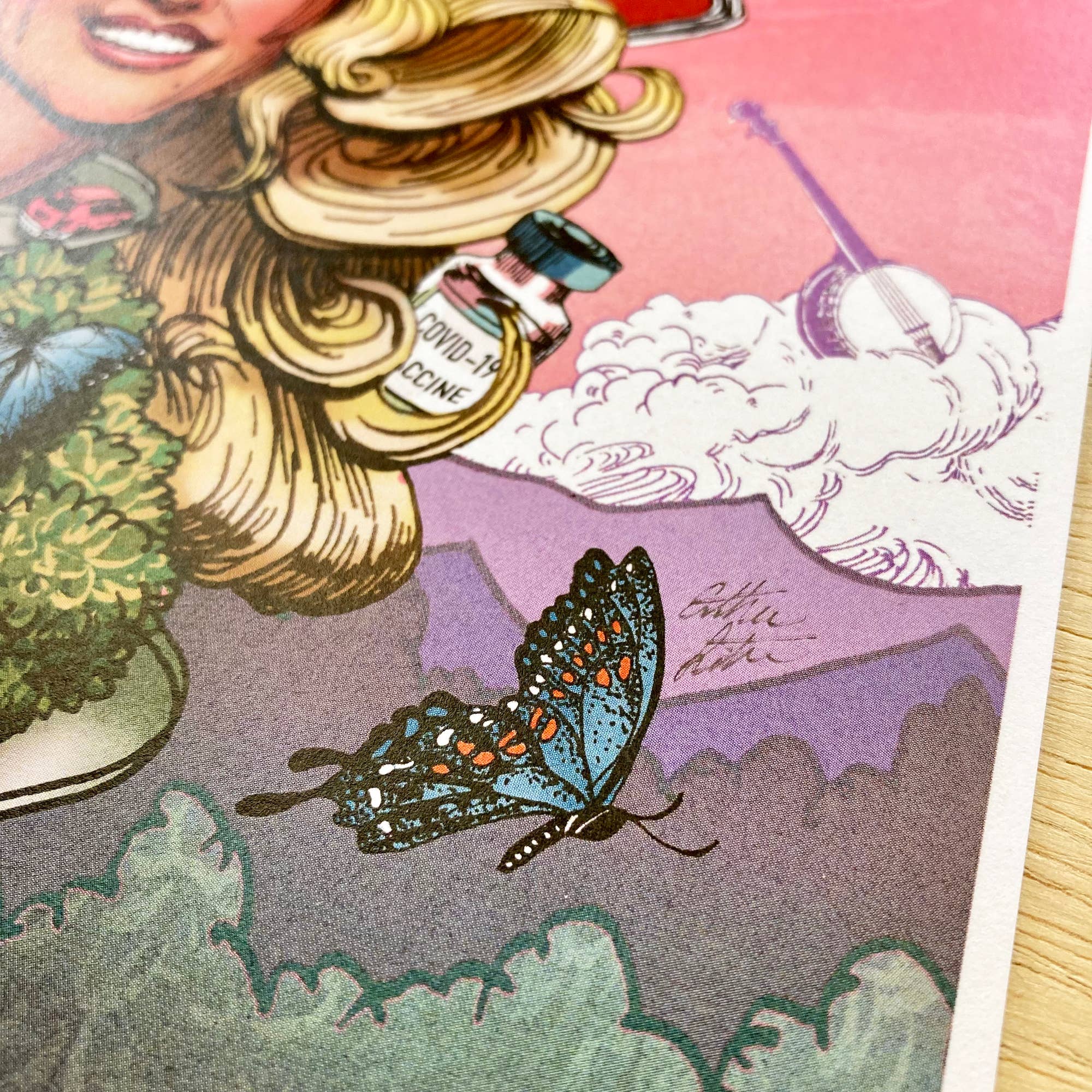 Esther Sketch - Wholesale Art Print - Dolly Print 8.5"x11"4