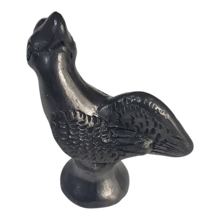 The Little Pueblo - Wholesale Decorative Figurine - Barro Negro Bird Figurine from Oaxaca Mexico