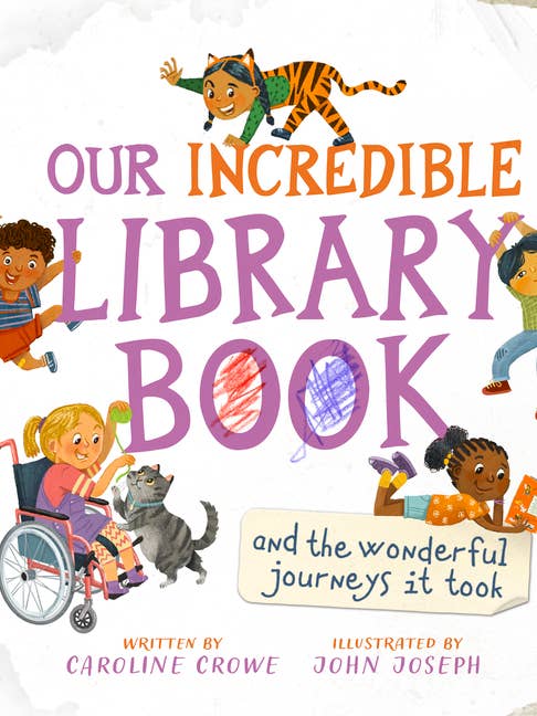 Incredible Library Book and Its Wonderful Journeys for wholesale by Bradley's Book Clearance