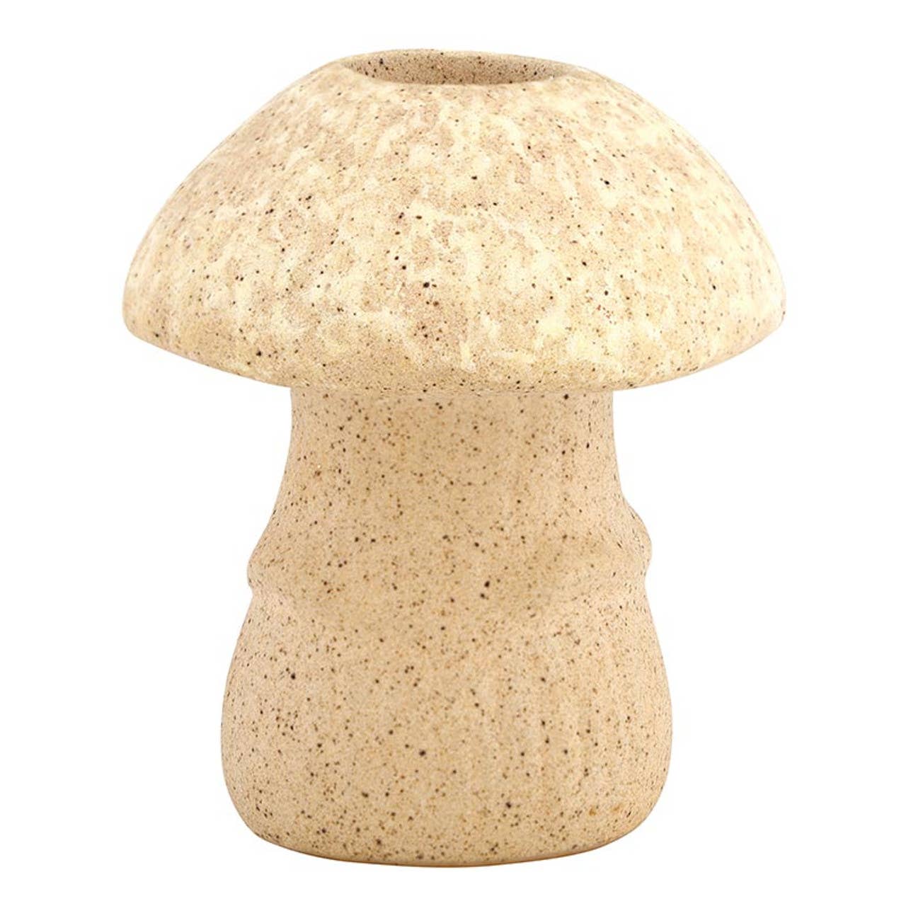 47th & Main (Creative Brands) - Wholesale Candle Holder - Cream Mushroom Candle Holder0