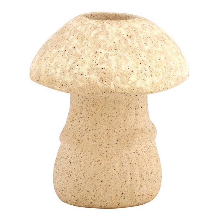 47th & Main (Creative Brands) - Wholesale Candle Holder - Cream Mushroom Candle Holder