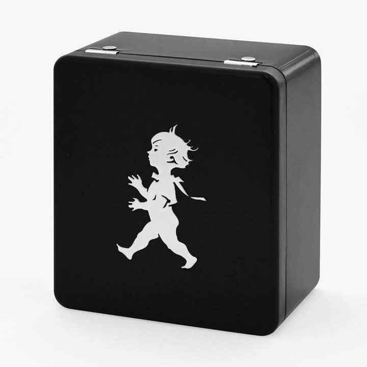 Bocal à thé à 4 compartiments - noir pour la vente par Solstickan Design