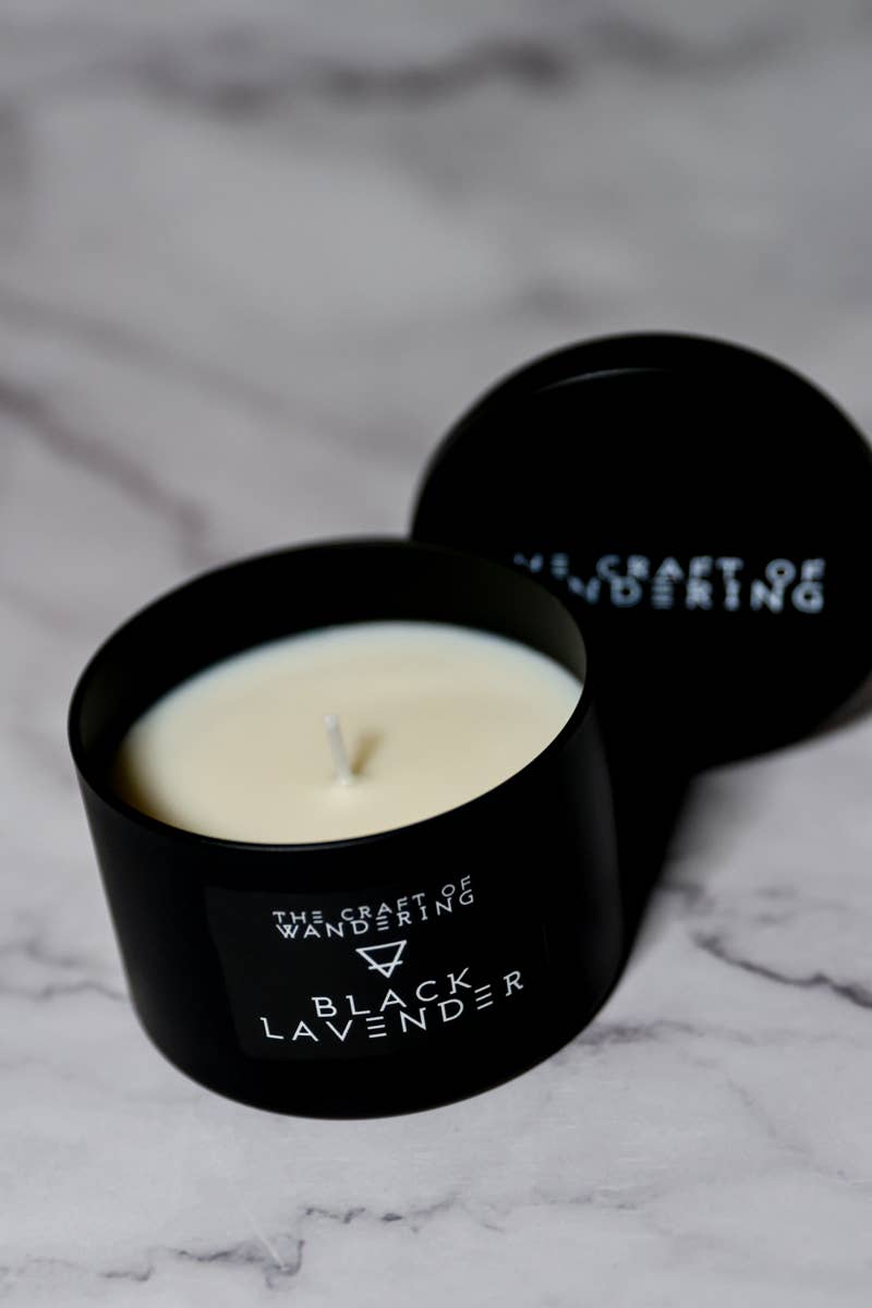 The Craft of Wandering – Großhandel Reisekerzen – Schwarze Lavendel-Kerze3