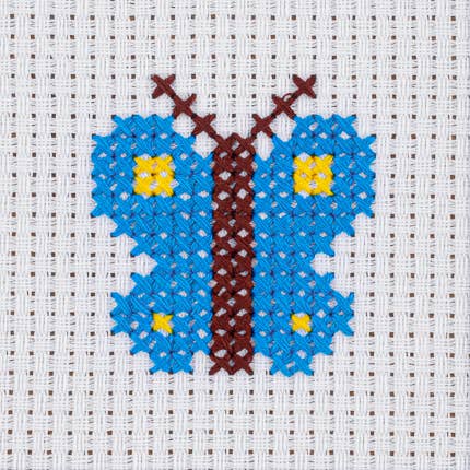 Butterfly Chunky Cross Stitch Kit for wholesale by STITCHFINITY