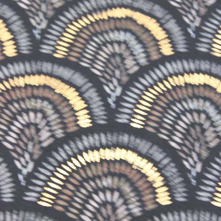 Shebobo – Engroshandel Tørklæde - Unisex – Vegas geometrisk print med metalliske detaljer tørklæde wrap16