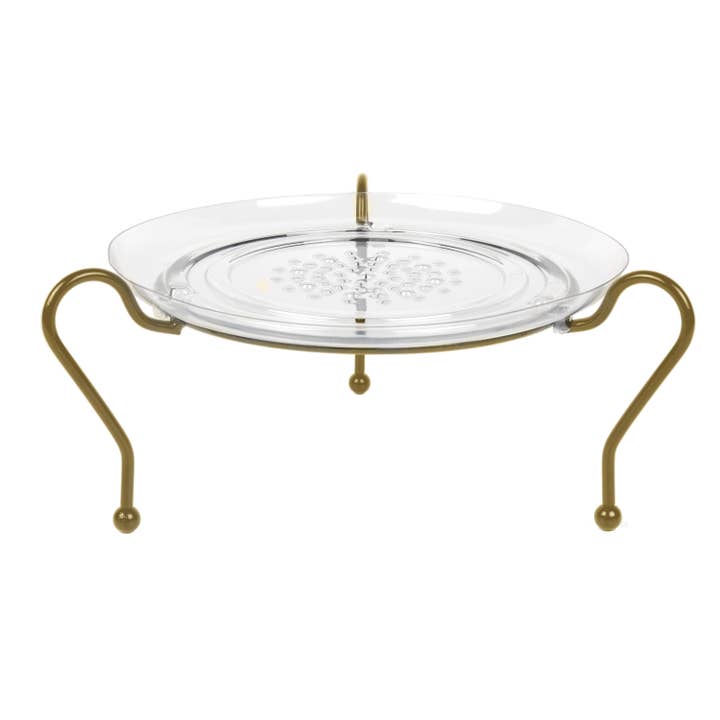 Supporto per piante da tavolo 25,4 cm, colore: Oro per la vendita all'ingrosso da parte di Plastec Products