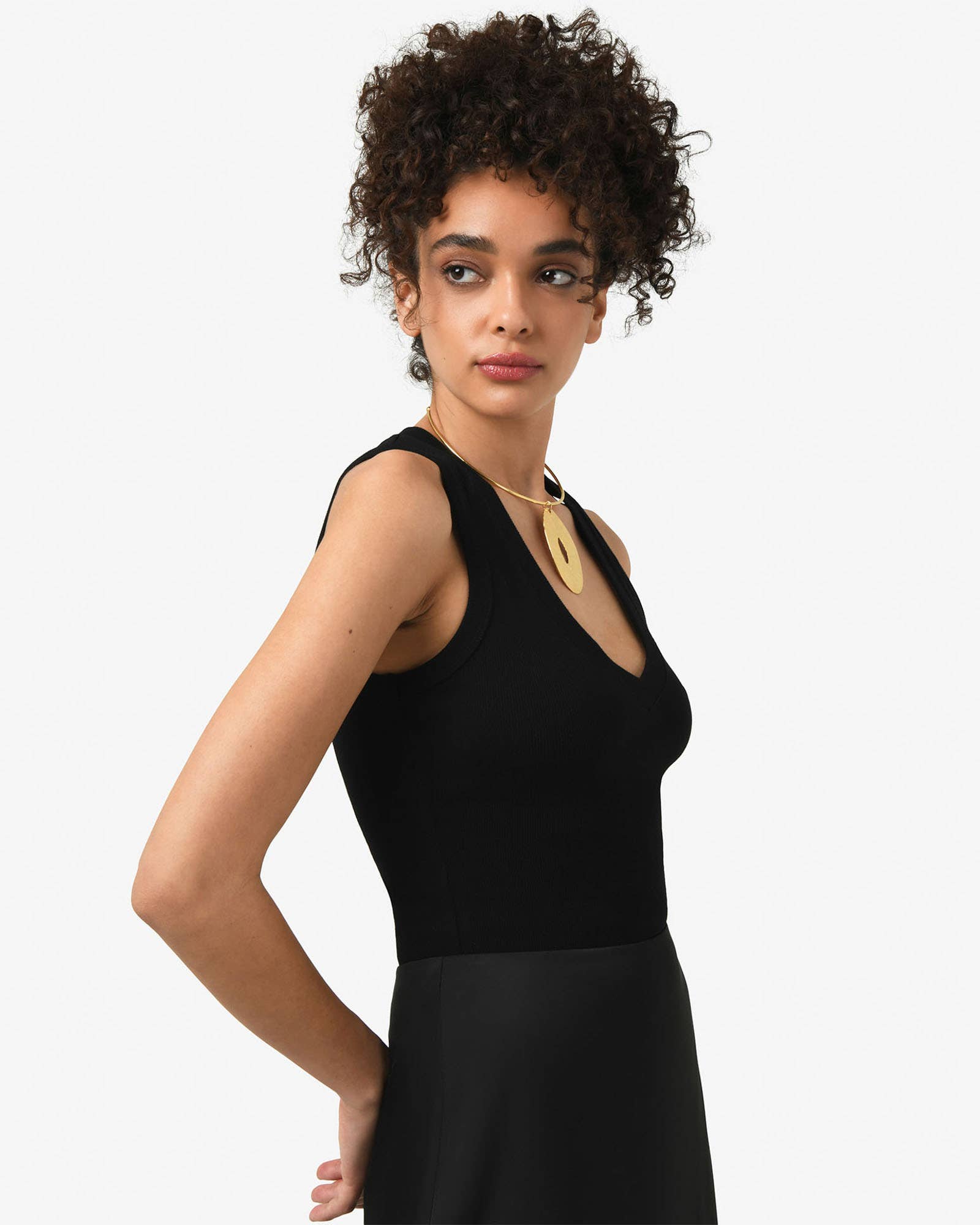 Forcast - Wholesale T-shirt – women's - Forcast Women's Devon V-Neck Singlet2