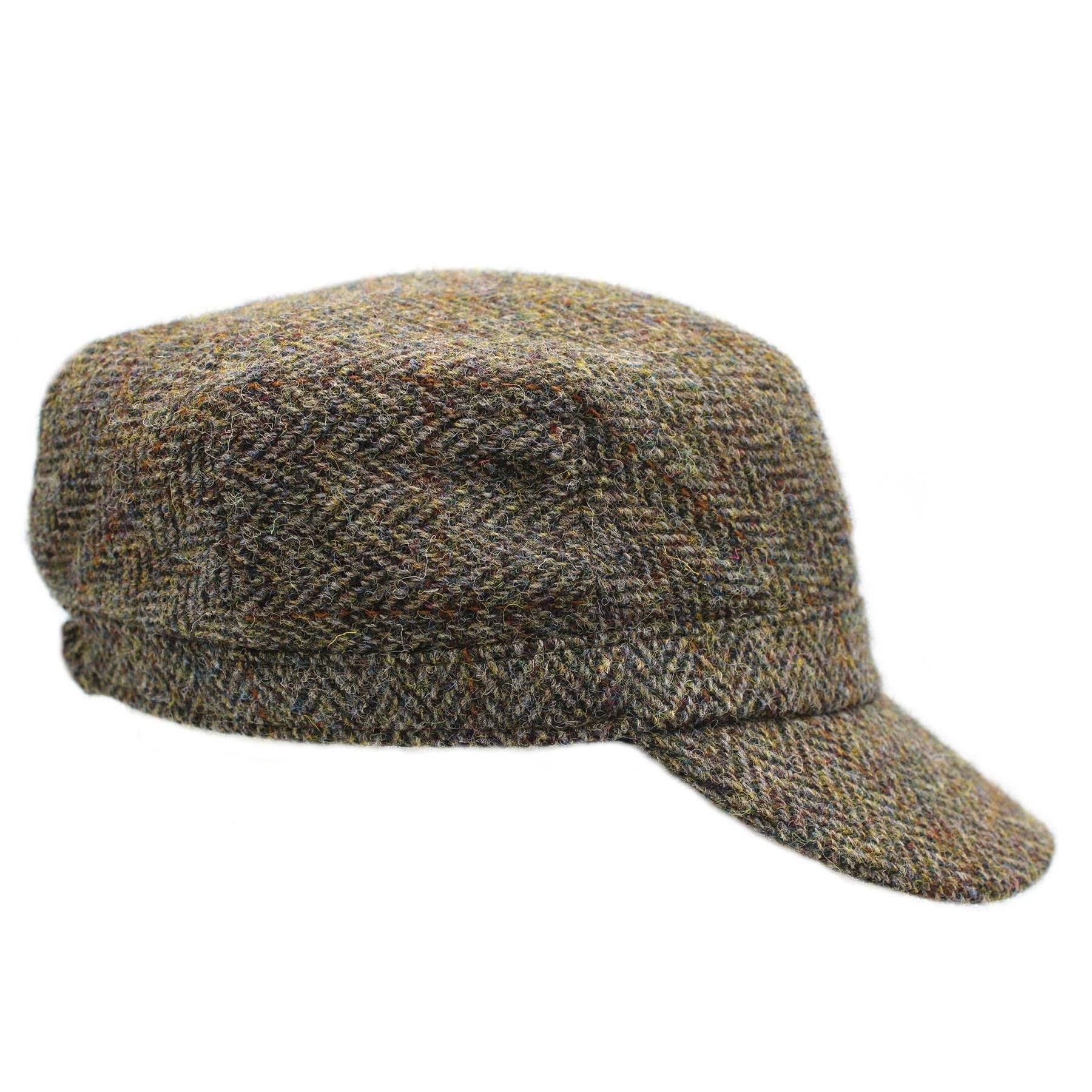Heather Hats & Accessories - Vente Casquette de baseball – femme - Casquette de cadet Rhona Harris en tweed ZH2274