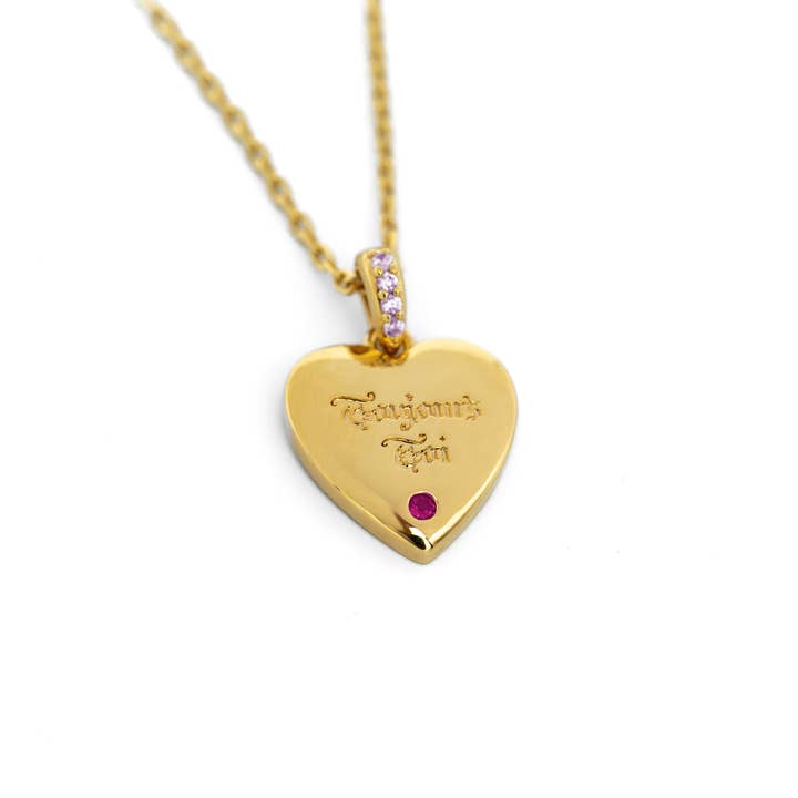 Aimée Medaille Robijn & Roos voor wholesale door Sentiments bijoux