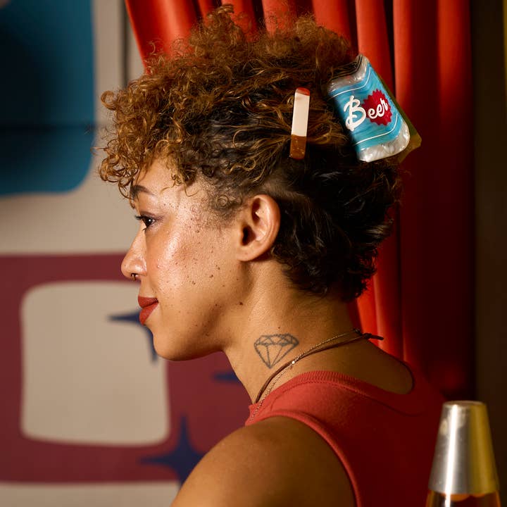 Peach Beast - Wholesale Hair Clip - Women's - Cigarette Acetate Hair Clips 2