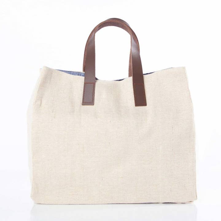 Jute Book Tote for wholesale on Faire1