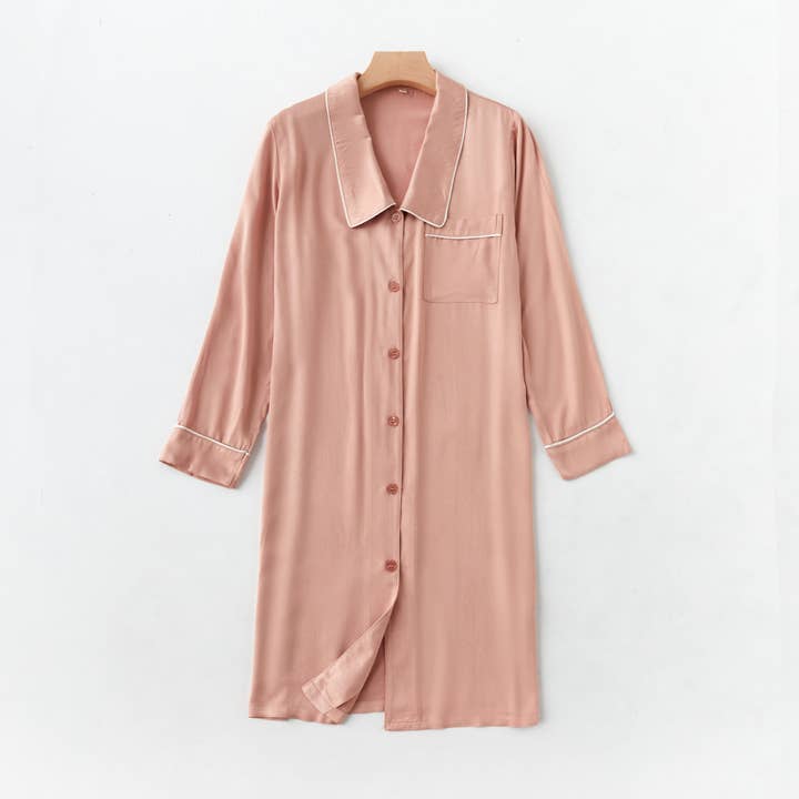 Pyjamas för kvinnor Bekväm sömnklänning Vit pyjamas Kvinnors nattkläder för wholesale av DrifWoo