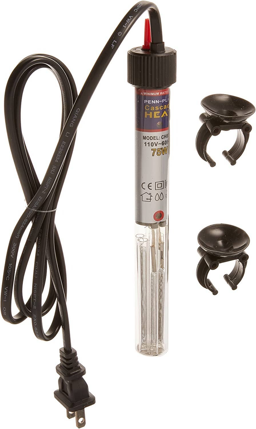 Penn-Plax - Wholesale Pet Toy - Cat/Dog - Cascade Heat Aquarium Heater – 8.5” Length – 75 Watt1