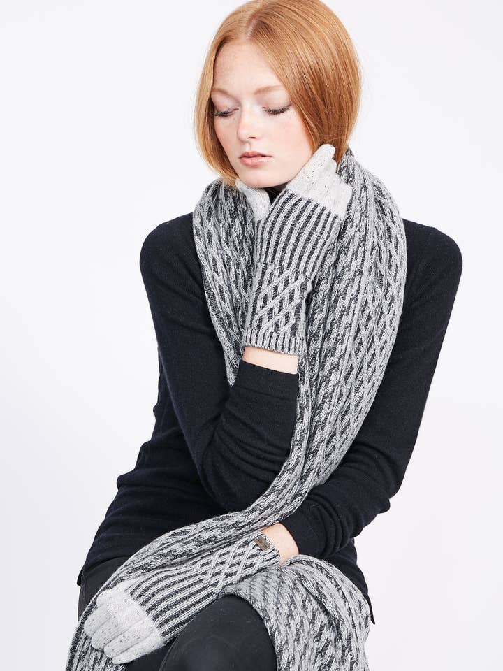 Fiora Cashmere kabelhandske för wholesale av QUINN