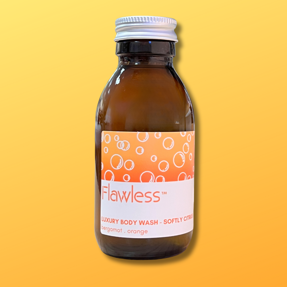 Flawless – wholesale Body wash/shower gel – Luxury Shower Gel - Orange & Bergamot - Plastic free, Vegan6